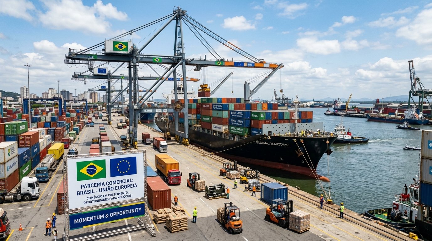 Comércio entre Brasil e Europa ganha força e abre oportunidades para novos negócios