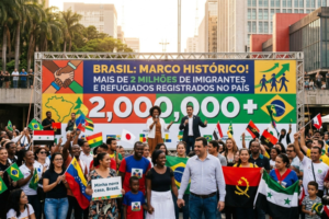 Brasil registra mais de 2 milhões de imigrantes e refugiados; veja os números