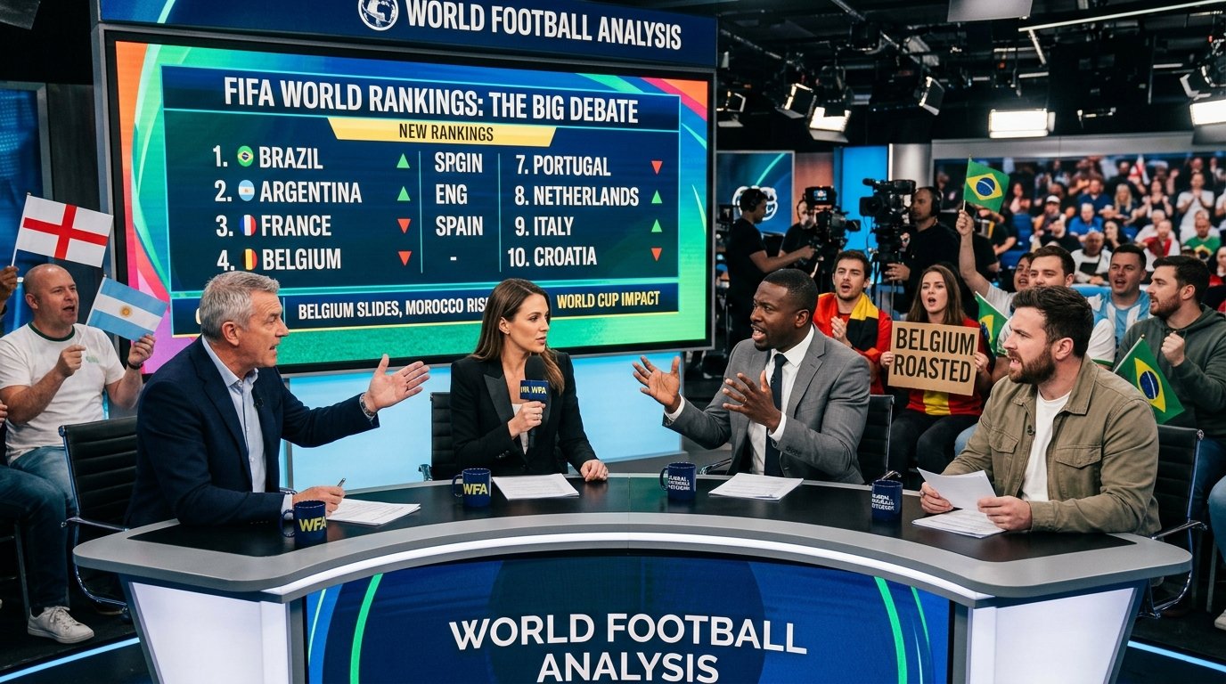 Ranking mundial do futebol muda e gera debates entre torcedores e especialistas