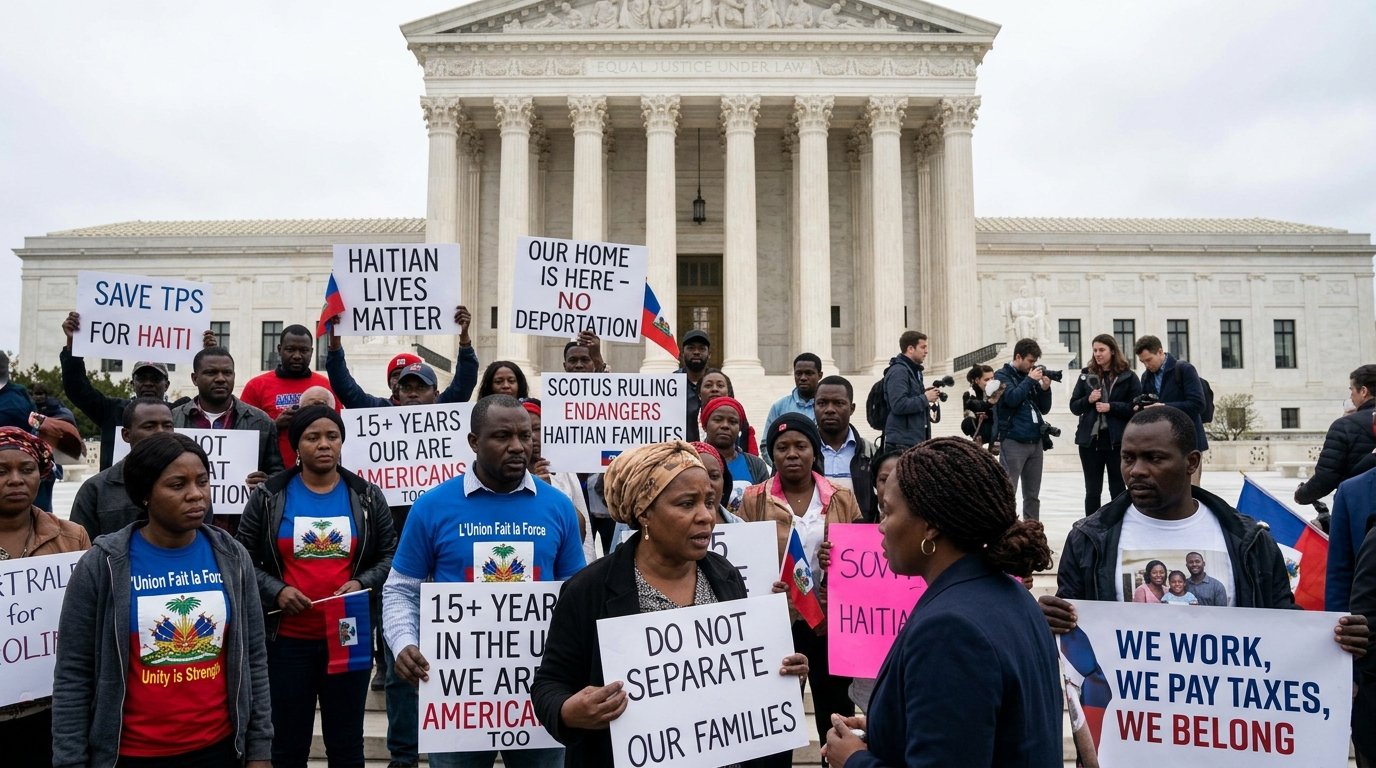 Suprema Corte dos EUA autoriza fim do TPS para haitianos e gera preocupação entre milhares de imigrantes