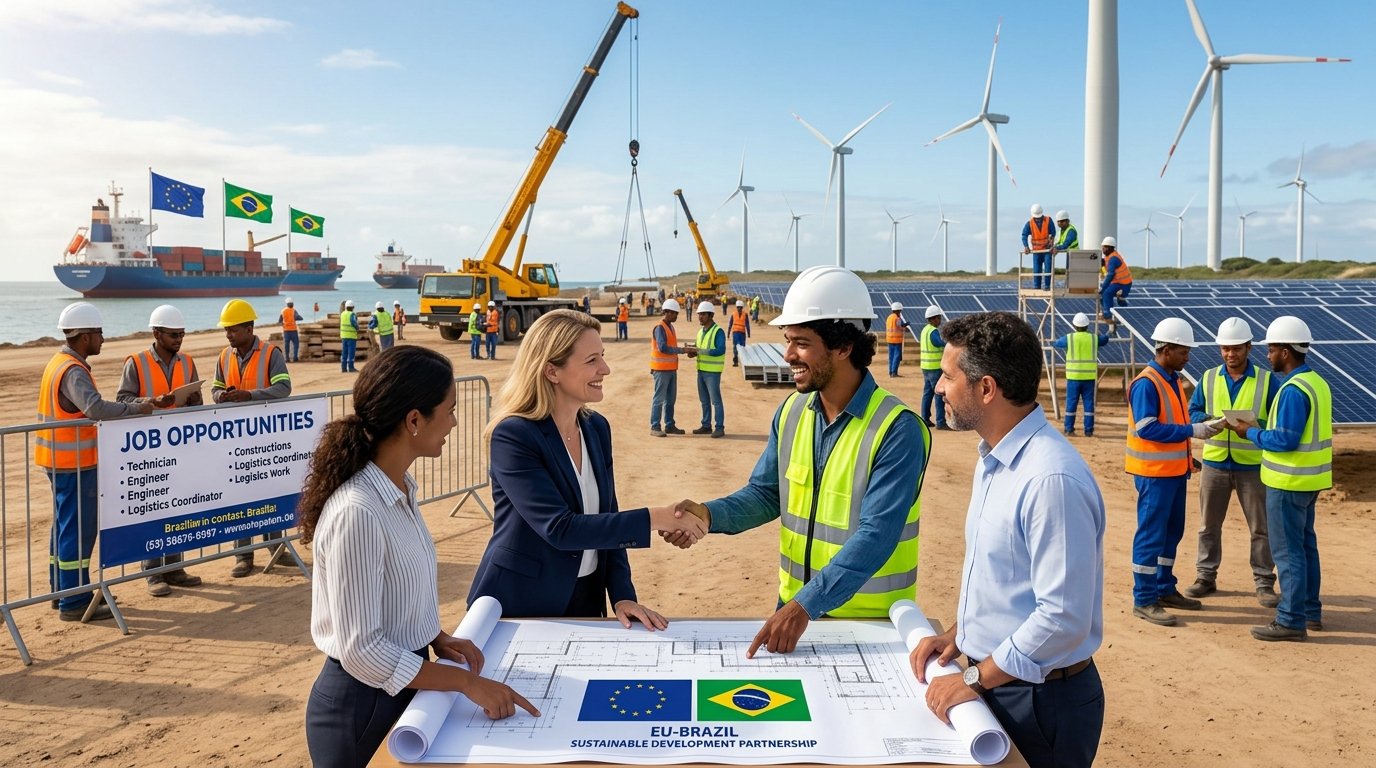 UE amplia investimentos no Brasil e pode abrir novas oportunidades de trabalho