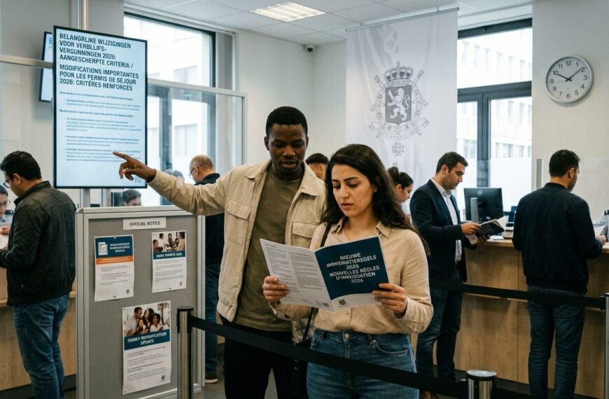 Novas Regras de Imigração na Bélgica em 2026: O Que Mudou e Como se Preparar