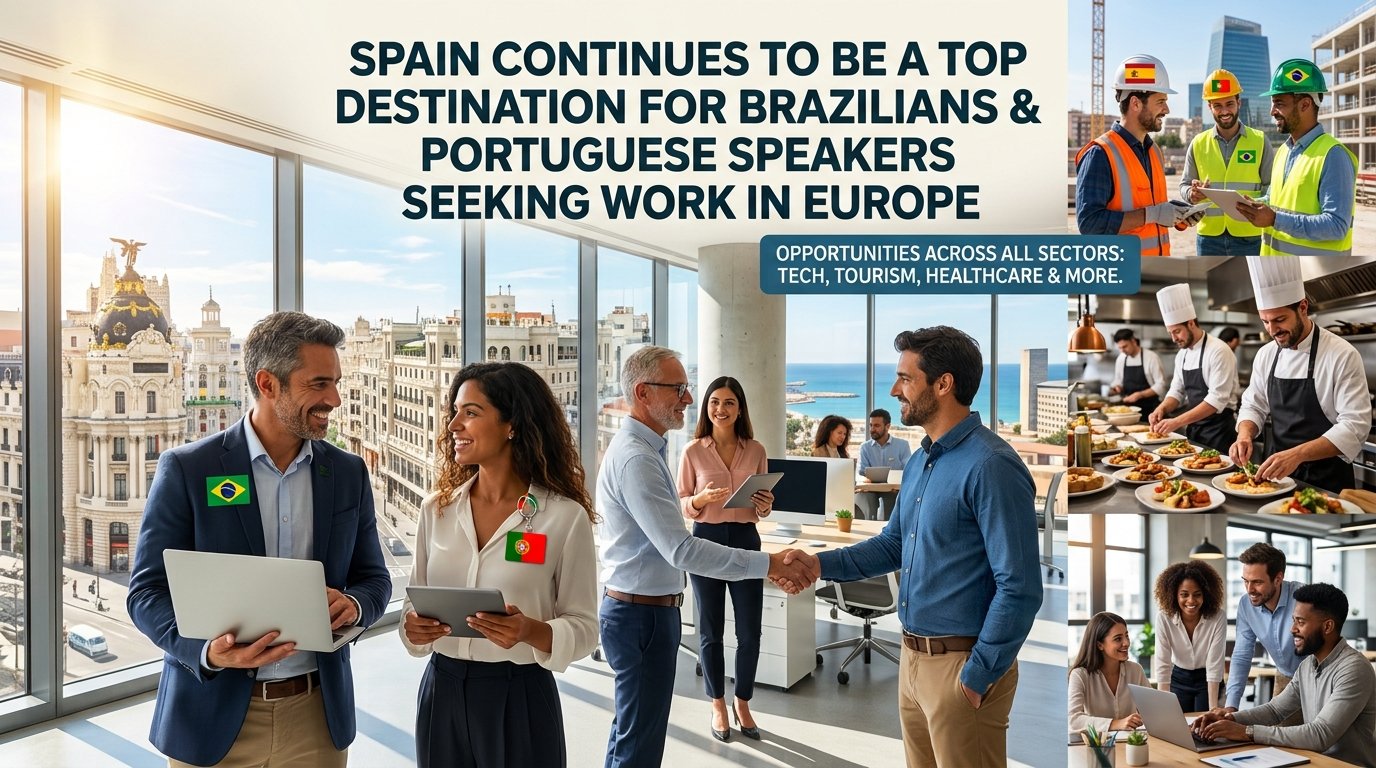🇪🇸 Como conseguir emprego na Espanha: guia prático para emigrantes