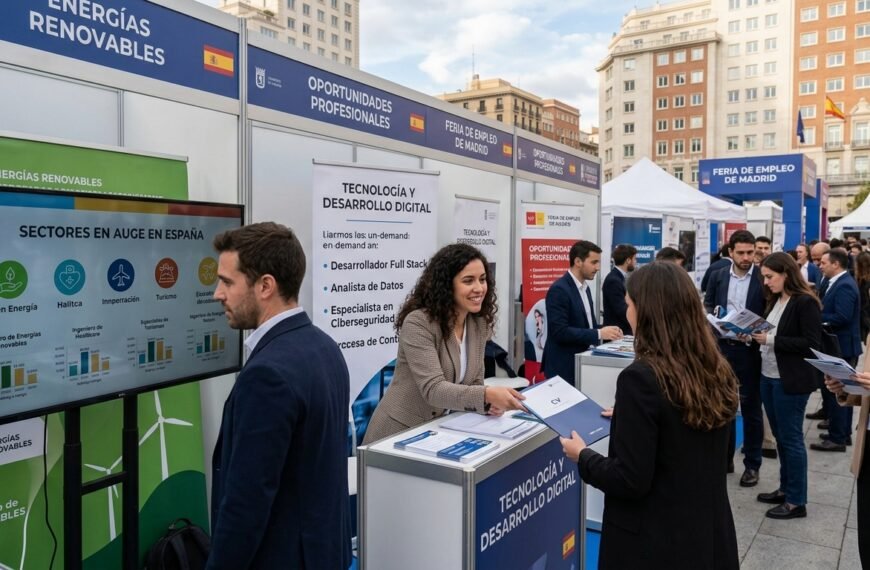 Mercado de Trabalho na Espanha: Oportunidades, Salários e Profissões em Alta