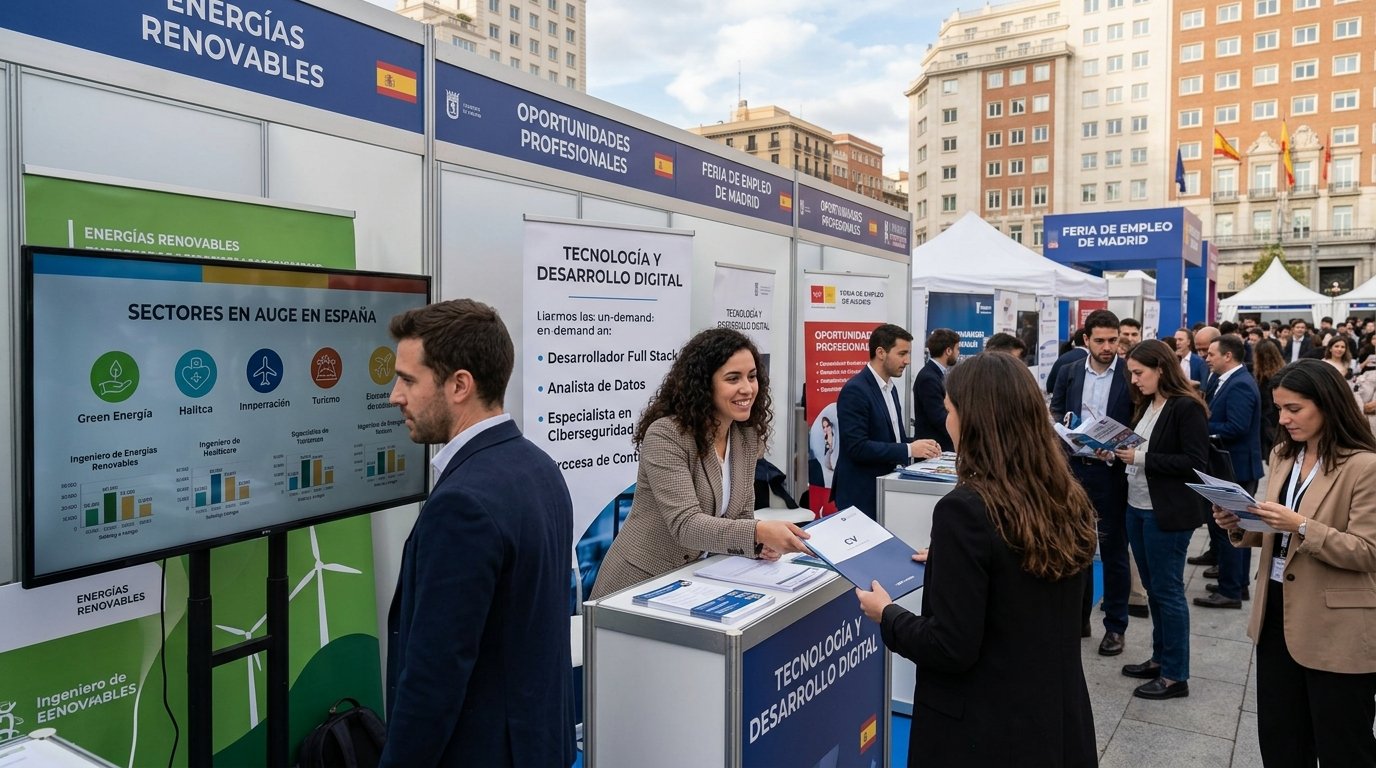 Mercado de Trabalho na Espanha: Oportunidades, Salários e Profissões em Alta