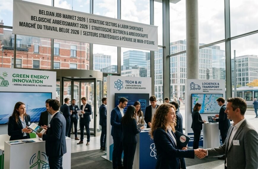 Mercado de Trabalho na Bélgica: Profissões em Alta e Salários em 2026