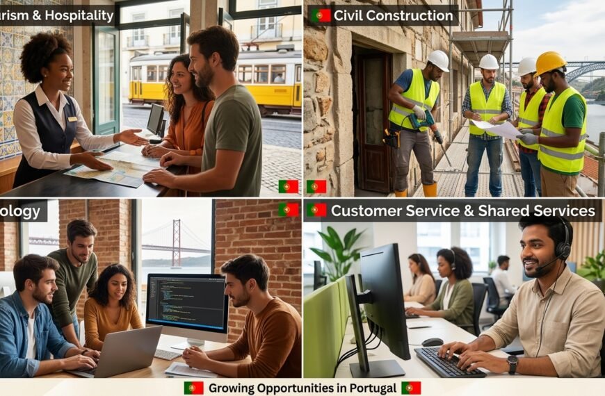 🇵🇹 Emprego em Portugal: portas de entrada e setores em alta