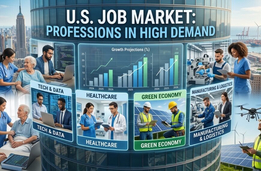 Mercado de trabalho nos Estados Unidos: quais profissões continuam em alta?