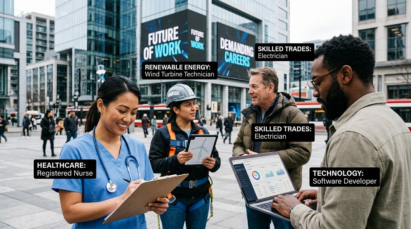 Mercado de Trabalho no Canadá: Profissões em Alta e Salários por Província