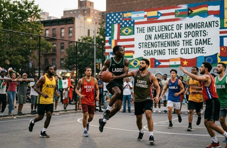 A influência dos imigrantes no esporte americano