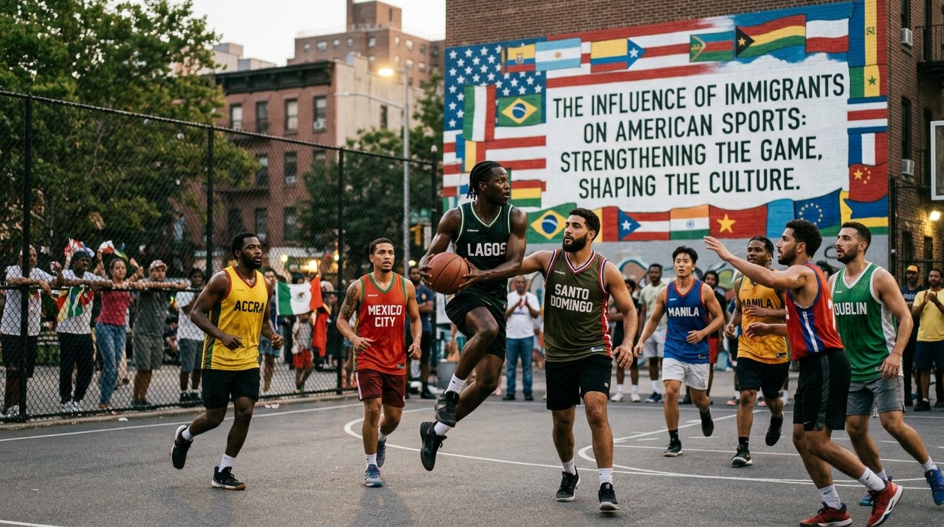 A influência dos imigrantes no esporte americano